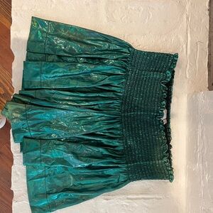 Queen of Sparkles Emerald Green Women's Swing Short